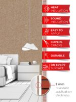 Belka B12 - Taupe Wallpaper Natural Stylish Wall Covering