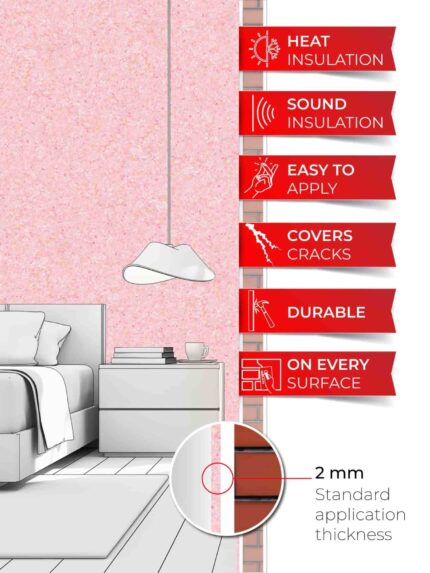 Belka B25 - Baby Pink Wallpaper Eco Stylish Wall Covering