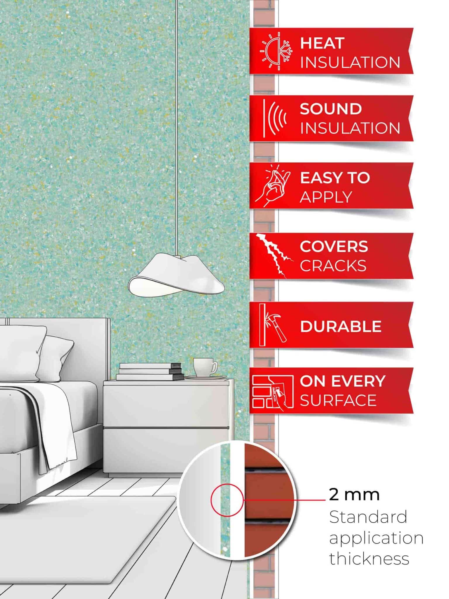 Belka B58 - Cyan Wallpaper Natural Stylish Wall Covering