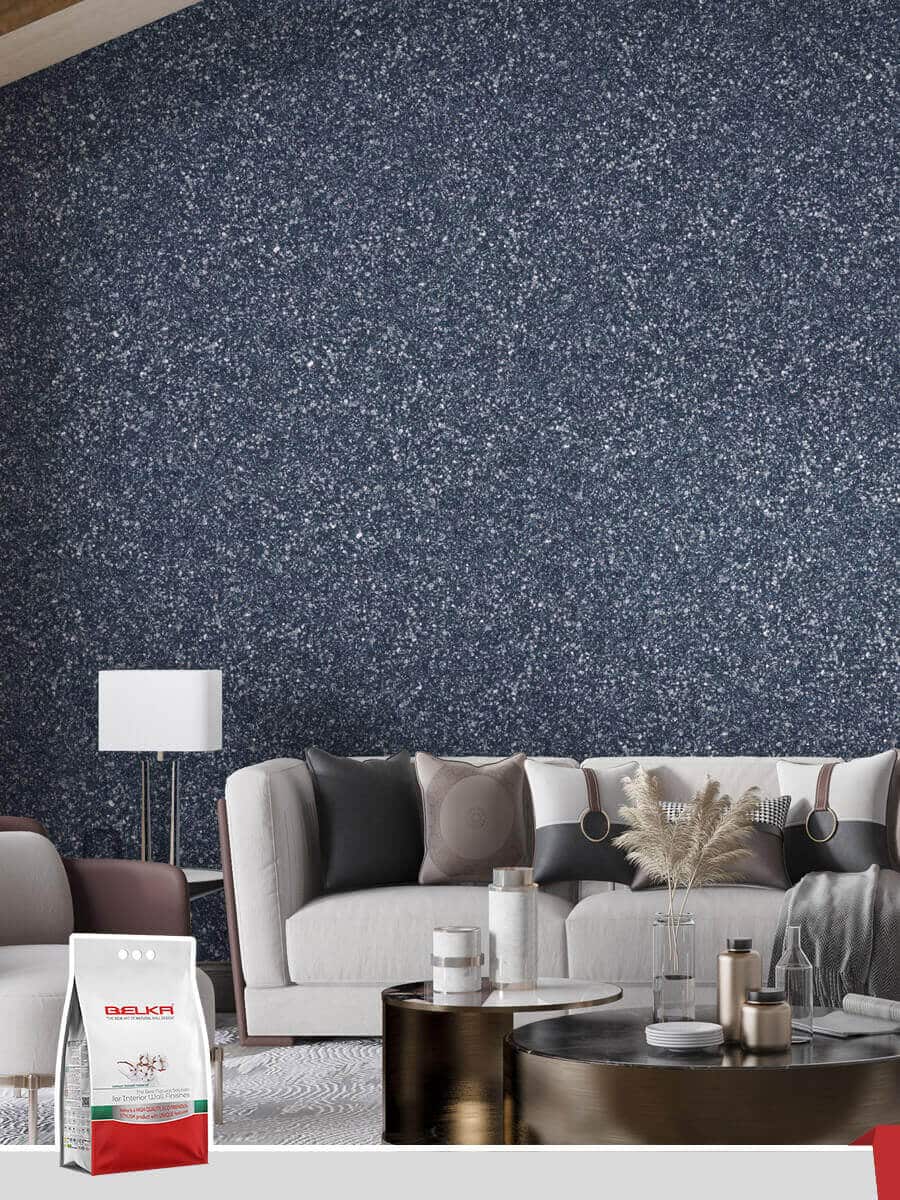 Belka B46 - Navy Wallpaper Natural Stylish Wall Covering
