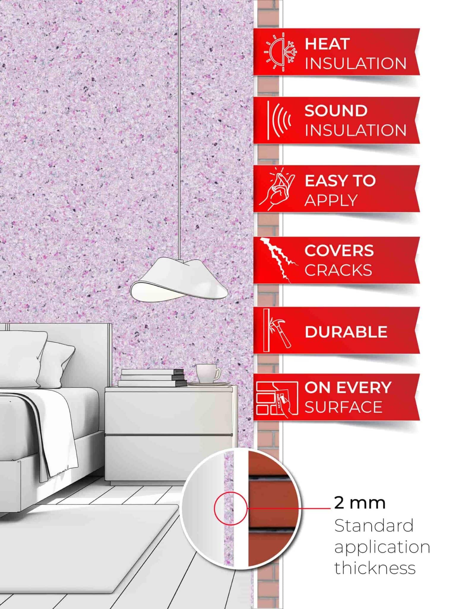 Belka B35 - Lavender Wallpaper Natural Stylish Wall Covering