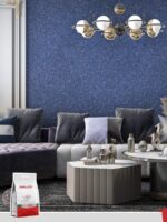 Belka B45 - Denim Blue Wallpaper Eco Stylish Wall Covering