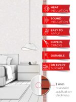 Belka B5 – Shiny White Wallpaper Eco Stylish Wall Covering