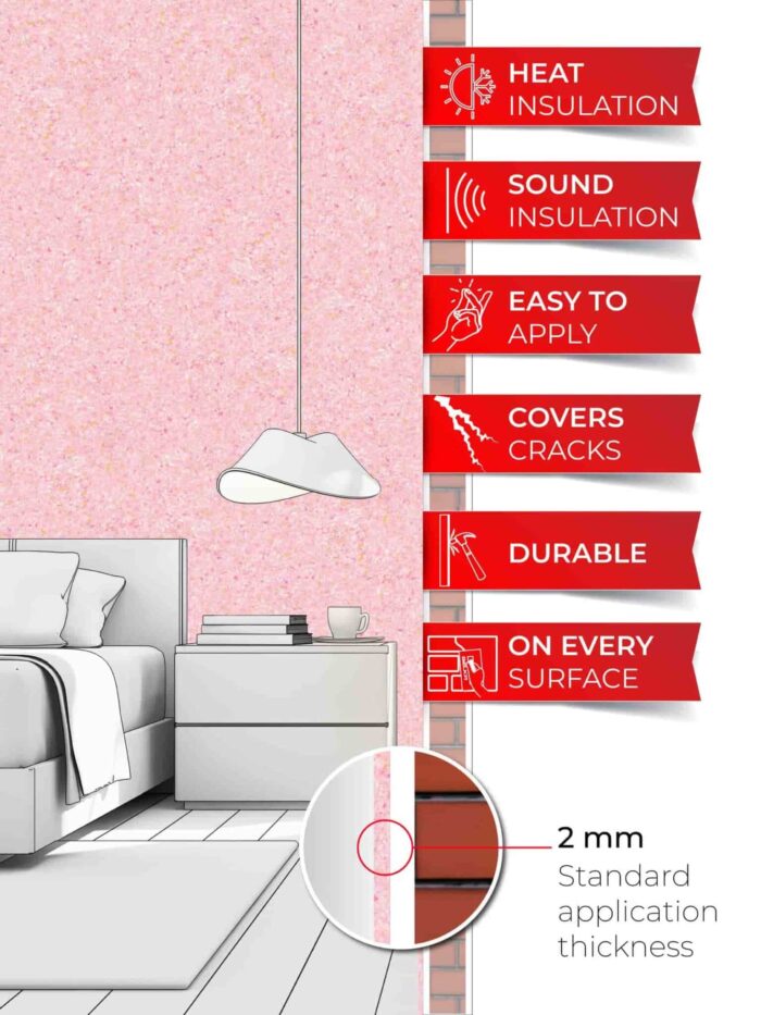 Belka B25 - Baby Pink Wallpaper Eco Stylish Wall Covering