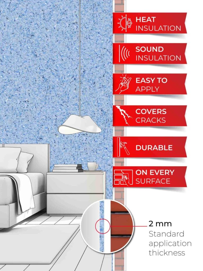 Belka B52 - Sky Blue Wallpaper Natural Stylish Wall Covering