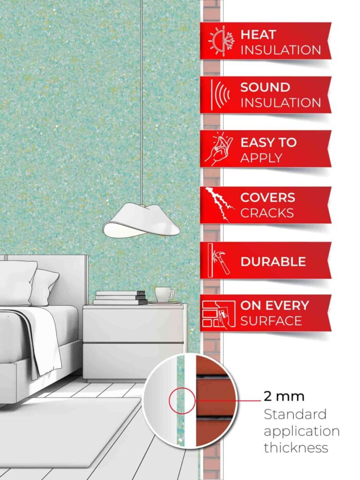 Belka B58 - Cyan Wallpaper Natural Stylish Wall Covering